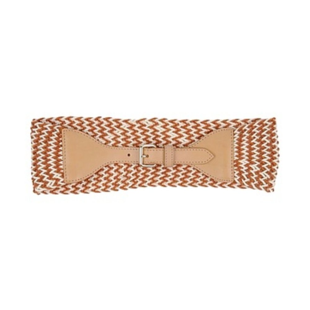 M Missoni Women's Chevron Pattern Knit Belt 38/XS